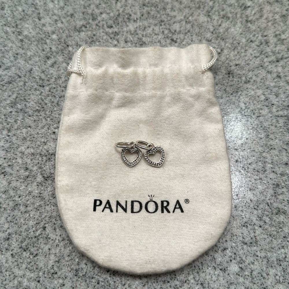 Retired Sterling silver Pandora charms